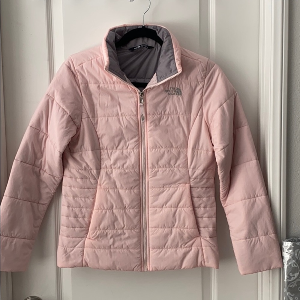 Cloud Pink North Face Down Jacket
